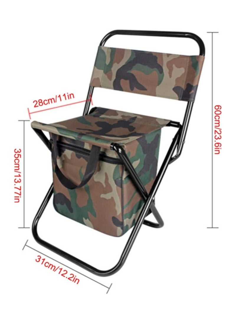 Generic Camping Chairs Heavy Duty Folding Chair for Outdoor Use Lightweight Backrest Fishing Picnic Chair  - Image 3