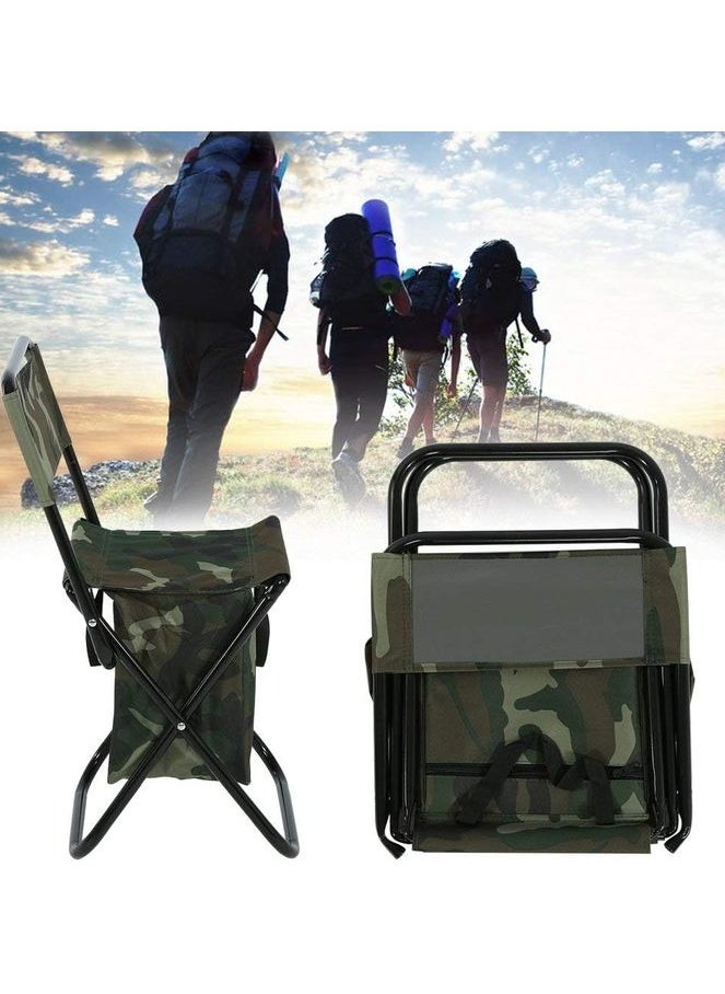 Camping Chairs Heavy Duty Folding Chair for Outdoor Use Lightweight Backrest Fishing Picnic Chair