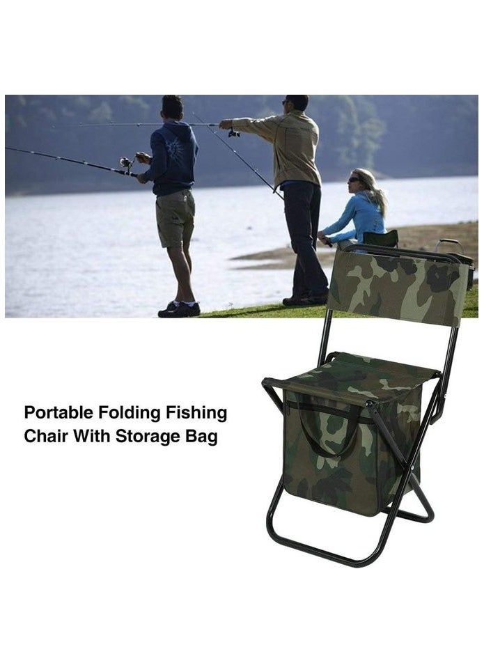 Camping Chairs Heavy Duty Folding Chair for Outdoor Use Lightweight Backrest Fishing Picnic Chair