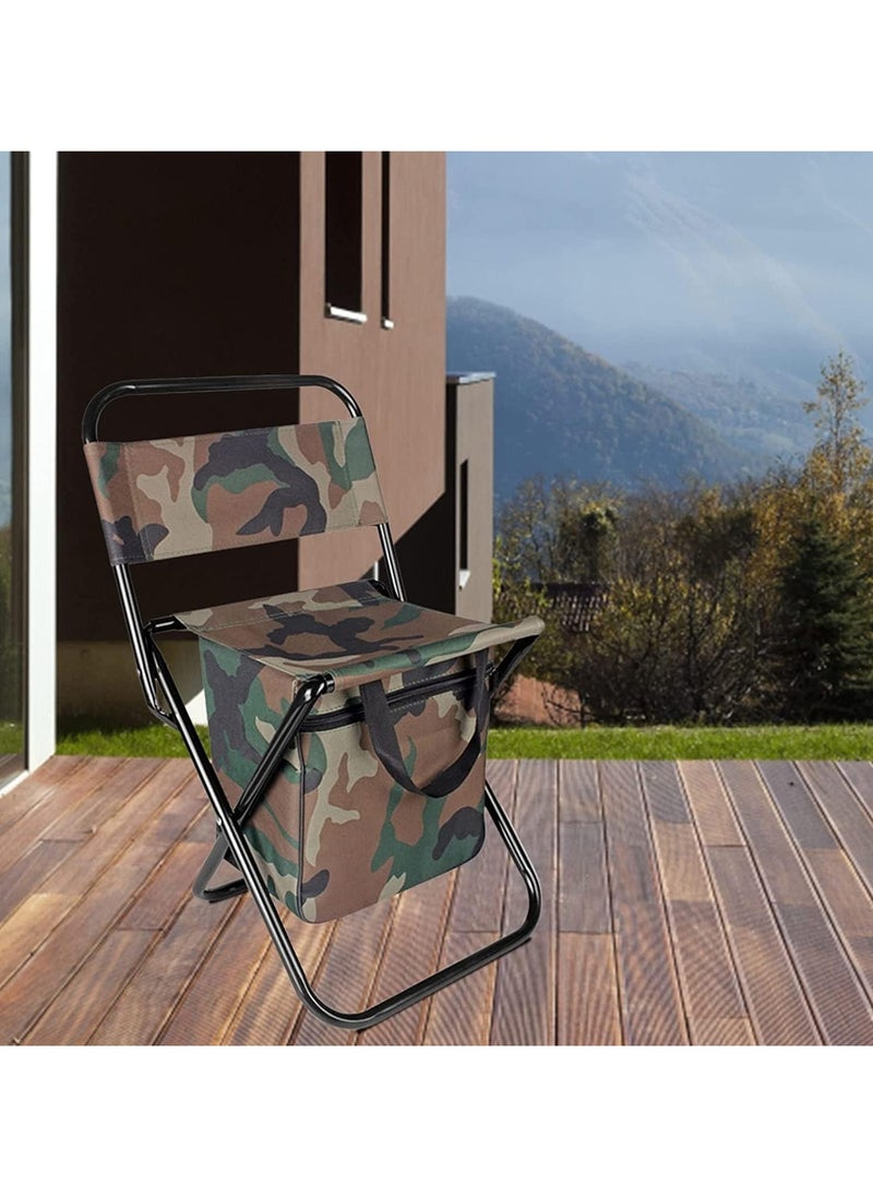 Camping Chairs Heavy Duty Folding Chair for Outdoor Use Lightweight Backrest Fishing Picnic Chair