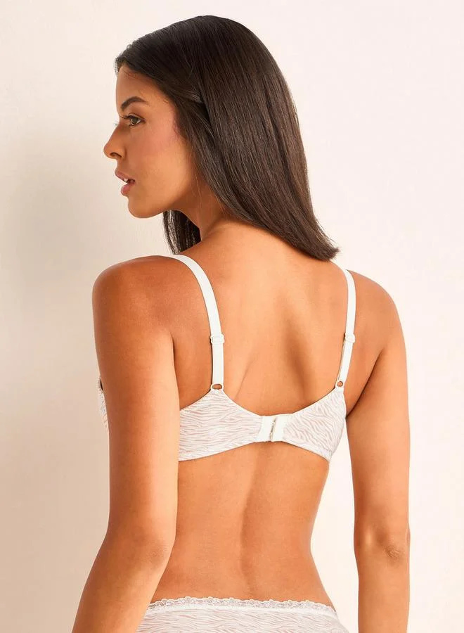 Splash FAV Animal Print Demi Bra Wired