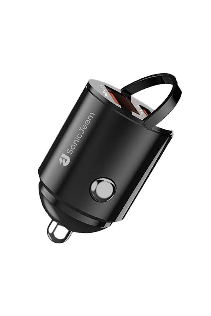 سونيك جيم AE-سونيك جيم شاحن سيارة بقوة 100 واط بمنفذين PD TYPE-C - USB فائق السرعة - Image 1