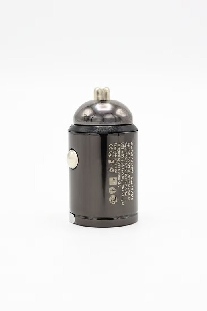 سونيك جيم AE-سونيك جيم شاحن سيارة بقوة 100 واط بمنفذين PD TYPE-C - USB فائق السرعة - Image 4