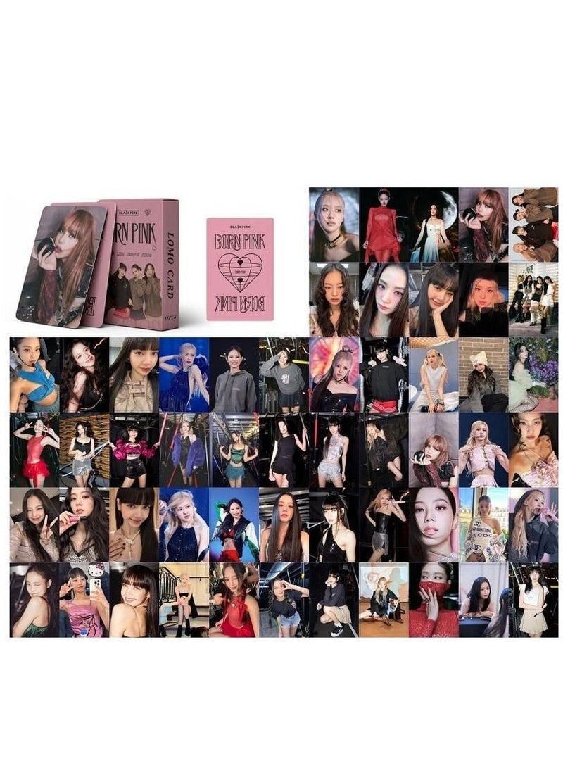 Furtey 55-Piece Blackpink Born Pink World Tour Lomo Cards - Image 1