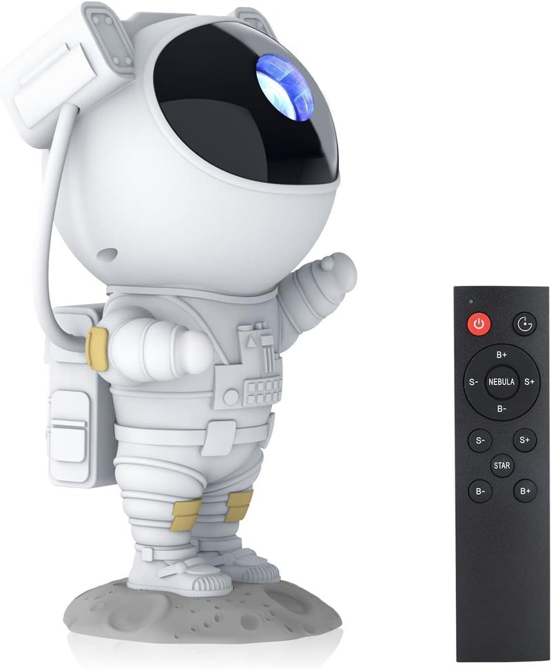 coku Astronaut Projector Night Light Projector for Kids Bedroom – Space and Planet Projector Night Lamp with Remote Timer, Galaxy Projector Light for Bedroom Decor (Pack of 1) - Image 1