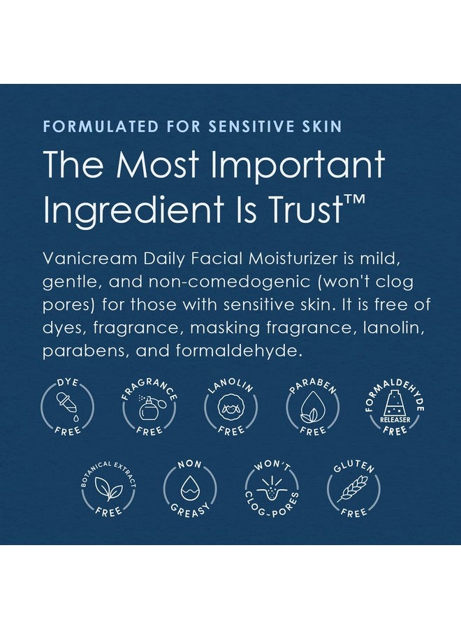 فانيكريم مرطب الوجه اليومي فاني كريم مع السيراميد وحمض الهيالورونيك - تركيبة خالية من المهيجات الشائعة للبشرة الحساسة، 3 أونصة سائلة (عبوة من قطعة واحدة) - Image 5