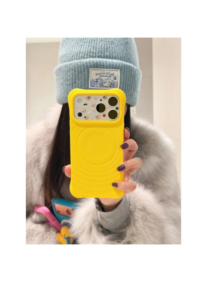 New Wave Iphone 17 Pro Max Phone Case Full-wrap Liquid Magnetic Mint Blue 17 Pro Drop-proof
