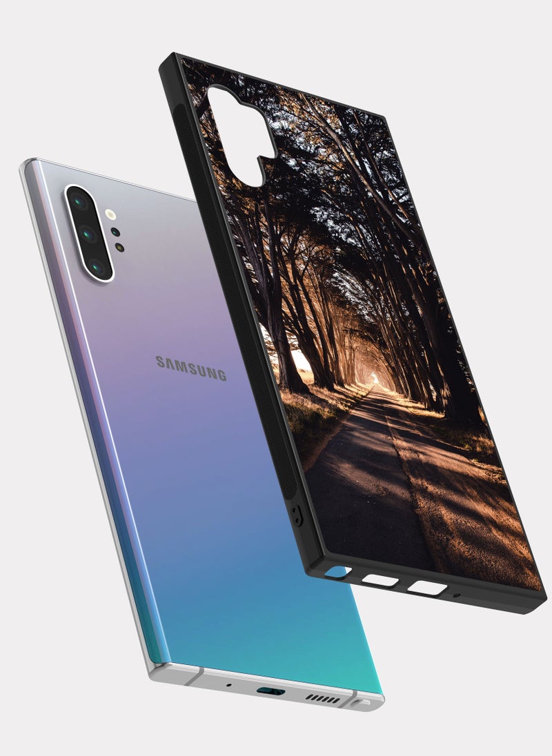 PXLAAT Samsung Galaxy Note 10 Plus case cover Forest Road - Image 2