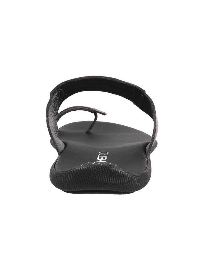 مترو نعال مترو للرجال من مادة صناعية بنية اللون (مقاس (8 المملكة المتحدة (42 الاتحاد الأوروبي)) - Image 3