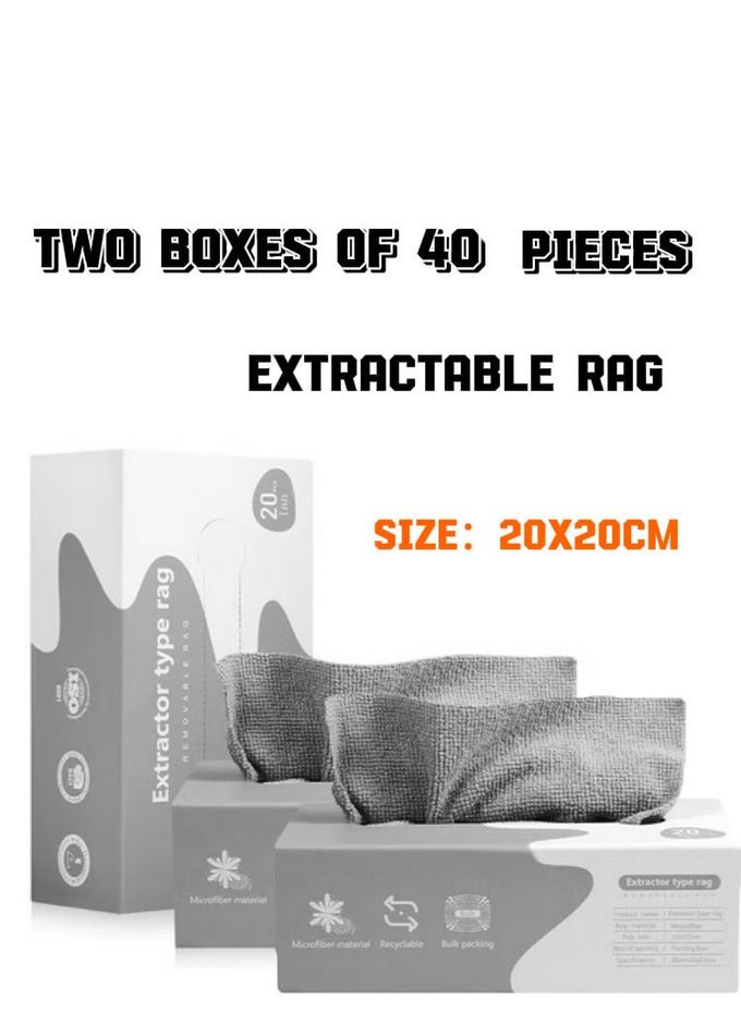 ULTRA-FIBER CLEANING CLOTHS  40-PACK-HIGH-ABSORPTION, LINT-FREE REUSABLE CLOTHS (20CM  20CM) IDEAL FOR CARS, HOMES, KITCHENS, AND GLASS SURFACES.