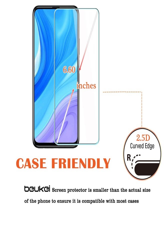 beukei (2-Pack) for Huawei (Y9S) and (Y9 Prime 2019) Screen Protector Tempered Glass, Anti Scratch, Bubble Free - Image 4