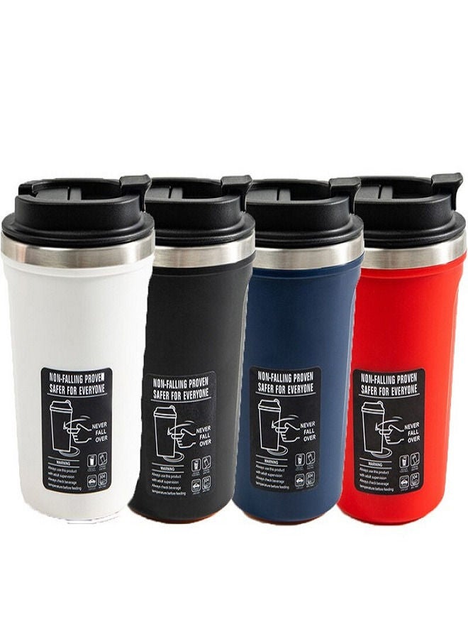 Suction cup stainless Steel Non- Falling proven safer for everyone 520ml White  - Image 2