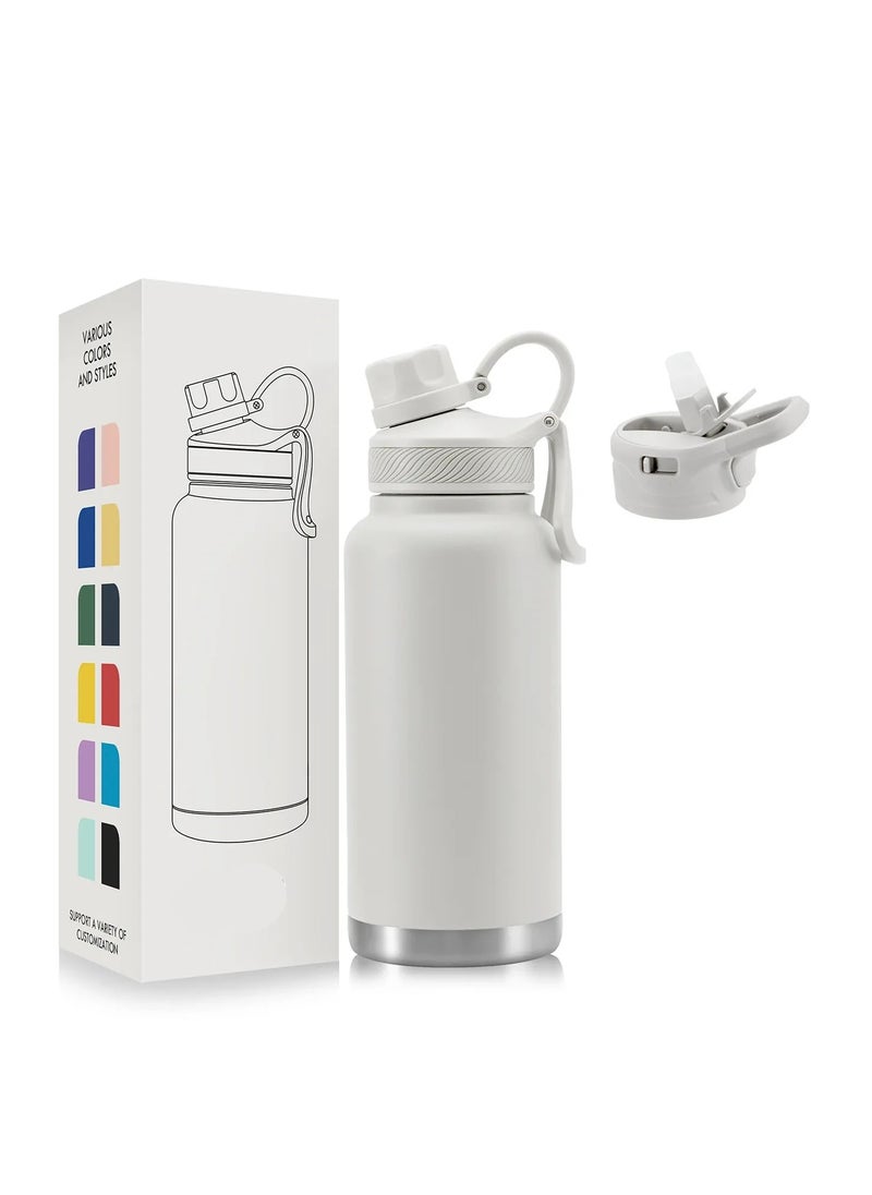 Generic - 306 Stainless Steel Vacuum Insulated Water/Beverage Bottle with Durable Leakproof Metal Thermos Cap for Various Activities 32 oz/956ml - Image 1