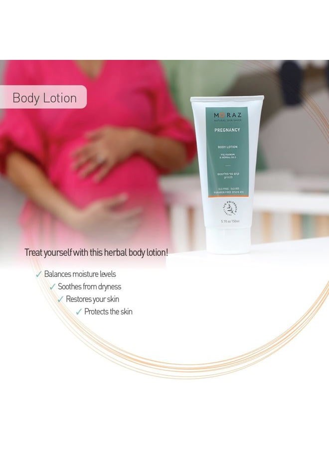 Moraz Pregnancy Body Lotion by Moraz | 5.1 oz | Rich in Herbal Extracts & Natural Oils - Image 2