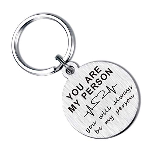 TANWIH You are My Person Gifts Bestie Keychain, Best Friend Birthday Gifts for Women Bestfriend Key Chains、 - Image 3