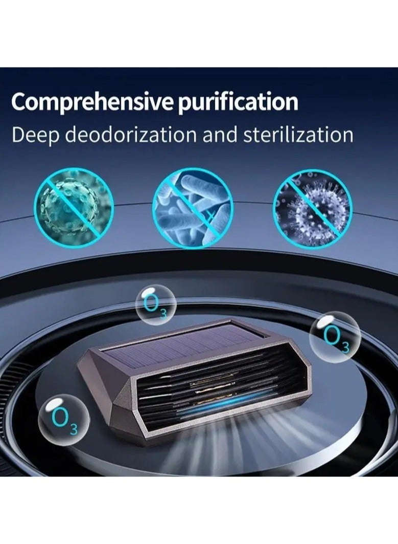 AROAQ Car Air Purifier Small Air Cleaner Remove Odors Car Mounted Purifier Dual USB Charging - Image 1