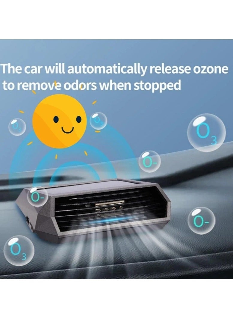 AROAQ Car Air Purifier Small Air Cleaner Remove Odors Car Mounted Purifier Dual USB Charging - Image 3