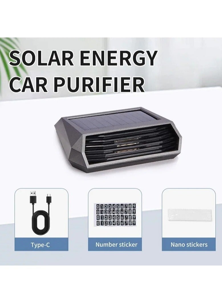 AROAQ Car Air Purifier Small Air Cleaner Remove Odors Car Mounted Purifier Dual USB Charging - Image 4