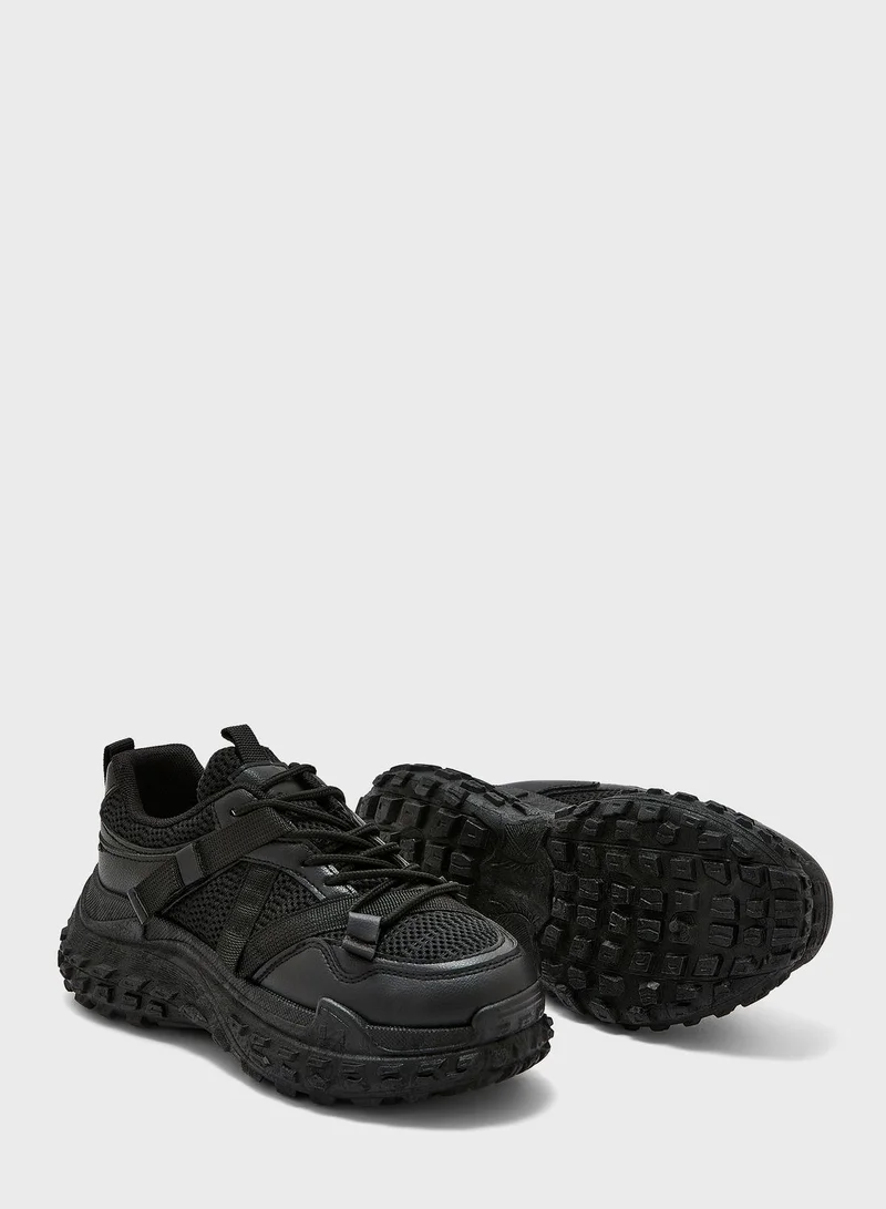 Ginger Strap Detail Chunky Detail Sneaker