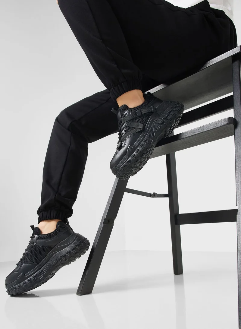 Ginger Strap Detail Chunky Detail Sneaker