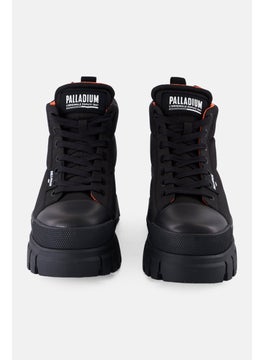 PALLADIUM Women Medium Revolt Overcush Lace Up Boots, Black  - Image 2