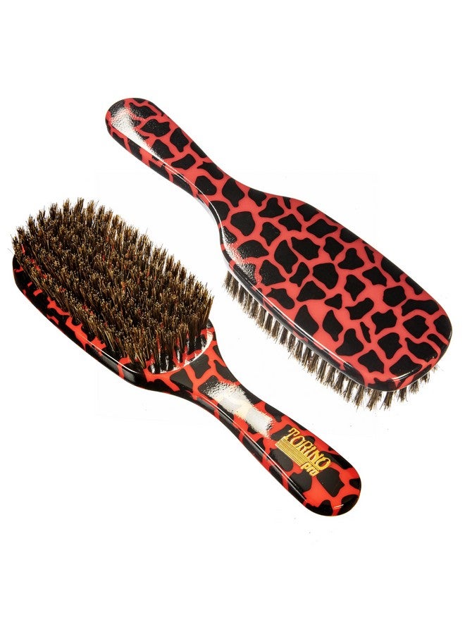 TORINO PRO WAVE BRUSHES BY BRUSH KING Torino Pro Wave Brush 2587 Row Medium Soft Bristles Shower Brush 100% Pure Boar Bristles Great For Laying Down Your 360 Waves - Image 2