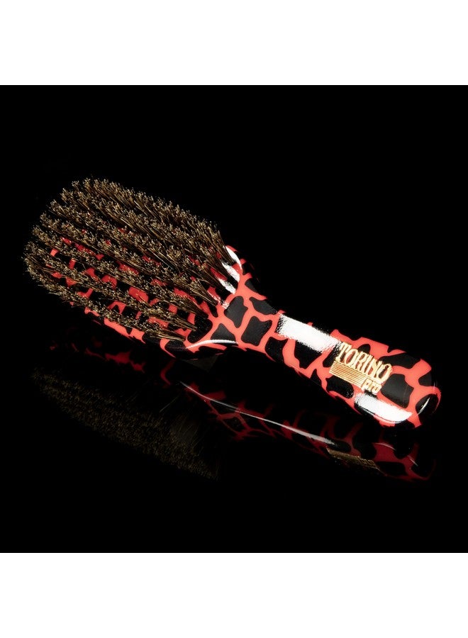 TORINO PRO WAVE BRUSHES BY BRUSH KING Torino Pro Wave Brush 2587 Row Medium Soft Bristles Shower Brush 100% Pure Boar Bristles Great For Laying Down Your 360 Waves - Image 4