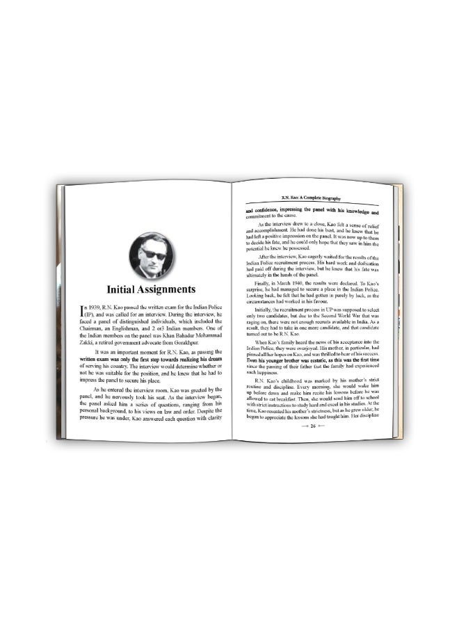 R.N. Kao: A Complete Biography - Founder Chief of RAW