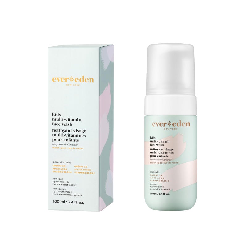Evereden Kids Face Wash: Melon Juice, 3.4 fl oz. | Plant Based and Gentle Skin Care | Clean and Non-toxic Face Wash | Multi-Vitamin Kids Skin Care - Image 1