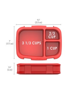 Bentgo Fresh2 Bento Style  Lunch Box - Red  - Image 5