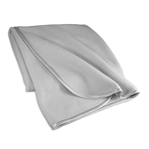 TL Care Fleece Blanket with Silk-Like Satin Trim, Soft, Warm & Cozy, Gray, 30" x 30" for Boys and Girls, Perfect for Baby Carrier, Stroller, Travel and Gifting - Image 3