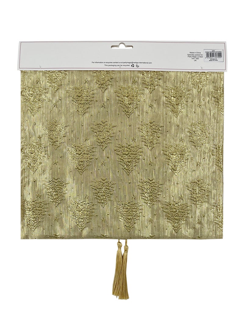 CHRISTMAS MAGIC Christmas Table Runner Gold 32x180cm  - Image 3