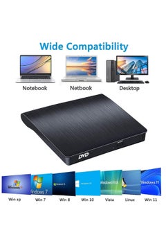 Generic External CD/DVD Drive USB 3.0 Type C, BEVA USB C Type C Drive Easy Plug and Play for All Laptops and Desktops Windows 7/8/10/11 and Mac OS for MacBook, MacBook Pro, MacBook  - Image 5