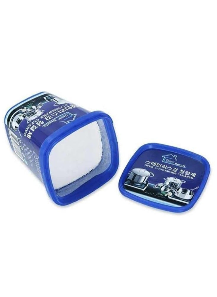 Oven & Cookware Cleaner Multipurpose Stainless Steel Cleaning Paste Removes Stubborn Stains from Pots, Pans & Utensils - Eco-Friendly, Non-Toxic & Easy to Use - Image 1