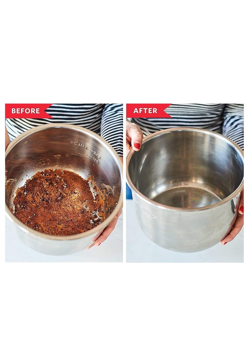 Oven & Cookware Cleaner Multipurpose Stainless Steel Cleaning Paste Removes Stubborn Stains from Pots, Pans & Utensils - Eco-Friendly, Non-Toxic & Easy to Use - Image 3