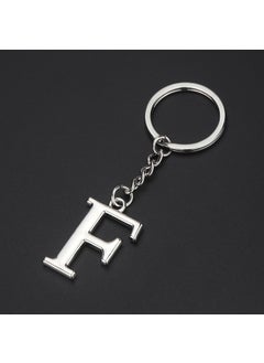 English letter keychain bag pendant 26 uppercase and lowercase letters and numbers keychain European and American small gift customizationF F