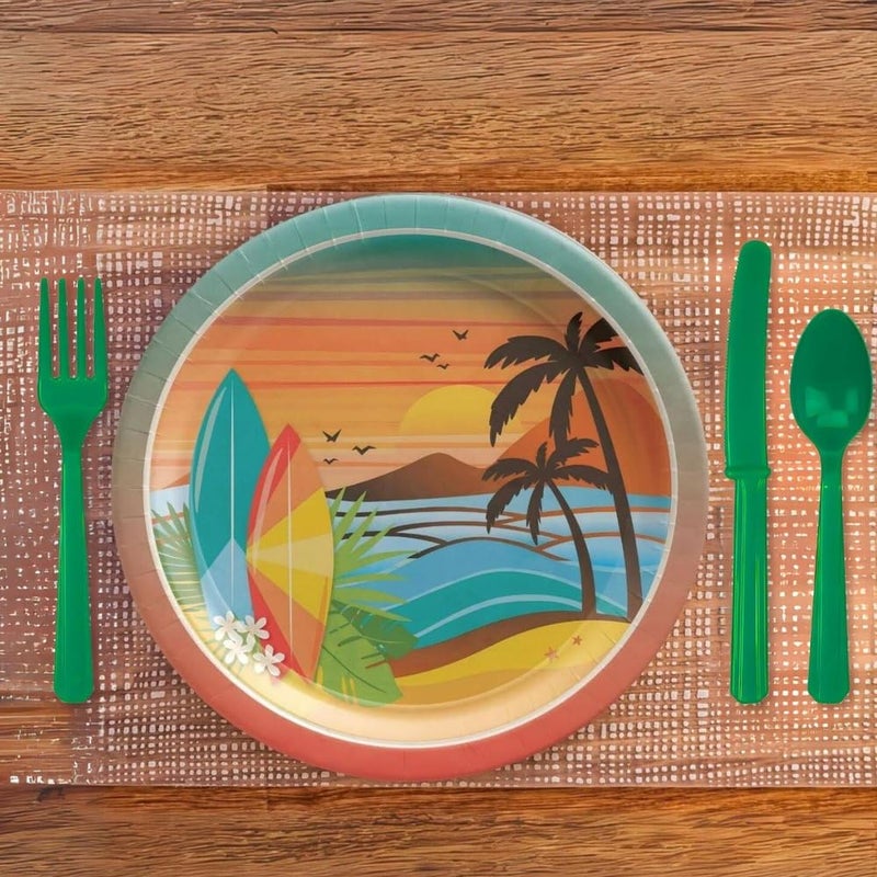 Amscan ASST PL CUTLERY - FESTIVE GRN (12/96) - Image 4