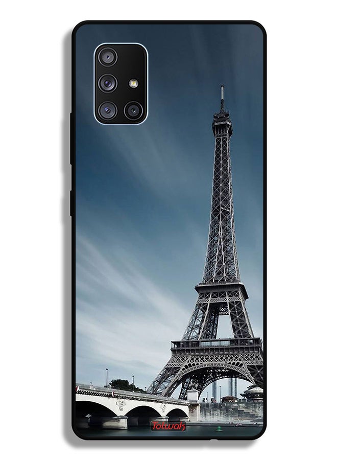 Tolwak Samsung Galaxy A71 5G Protective Case Cover Eiffel Tower - Image 1