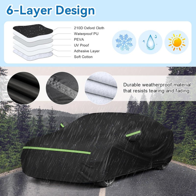 BIGACOVER Waterproof Car Cover for BMW M4/420i 428i 430i 435i 440i /4 Gran Coupe/4 - Image 2