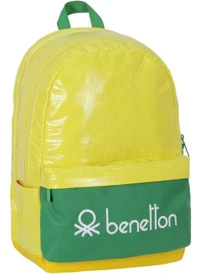 Benetton United Colors Of Yellow Unisex Backpack