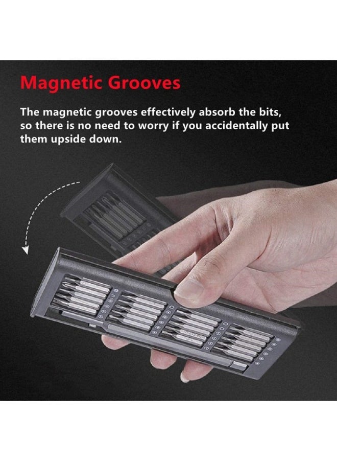 Healife - 24-in-1 Precision Magnetic Screwdriver Set – Mini Tool Kit for Glasses, Phones, Laptops & DIY Projects - Image 1