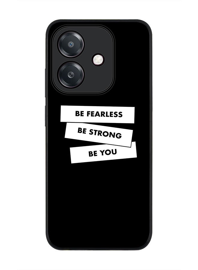 Stylizedd For Oppo A5i Case,Slim fit Camera Protection, Shockproof Thin Phone cover  - Fearless, Strong, You