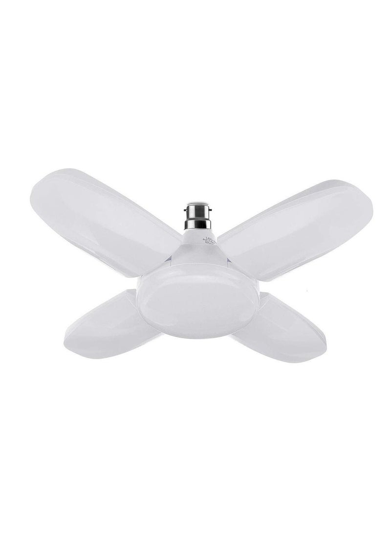 Mini Foldable Fan Blade LED Bulb Lamp Angle Adjustable High Brightness Lampada for Home Ceiling Garage Lighting Warehouse Light Bright Shop Light