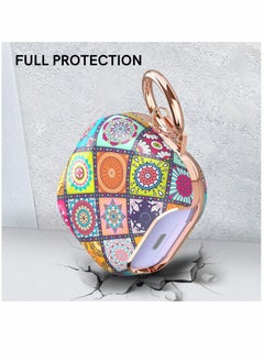 Y&D Earphone Protective Cover, for Samsung Galaxy Buds 2 Pro Case / Live Stylish Hard TPU Shockproof Cover Women Girls (Boho, with Keychain  - Image 5