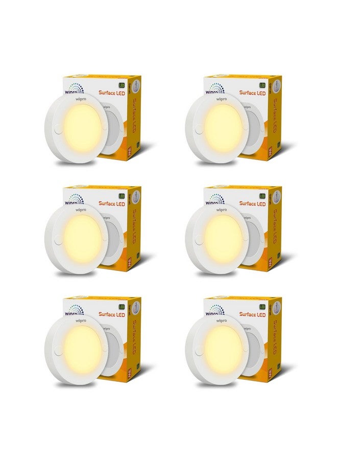 wipro 3w Surface Cabinet Striker, Warmwhite(Pack of 6) - Image 1