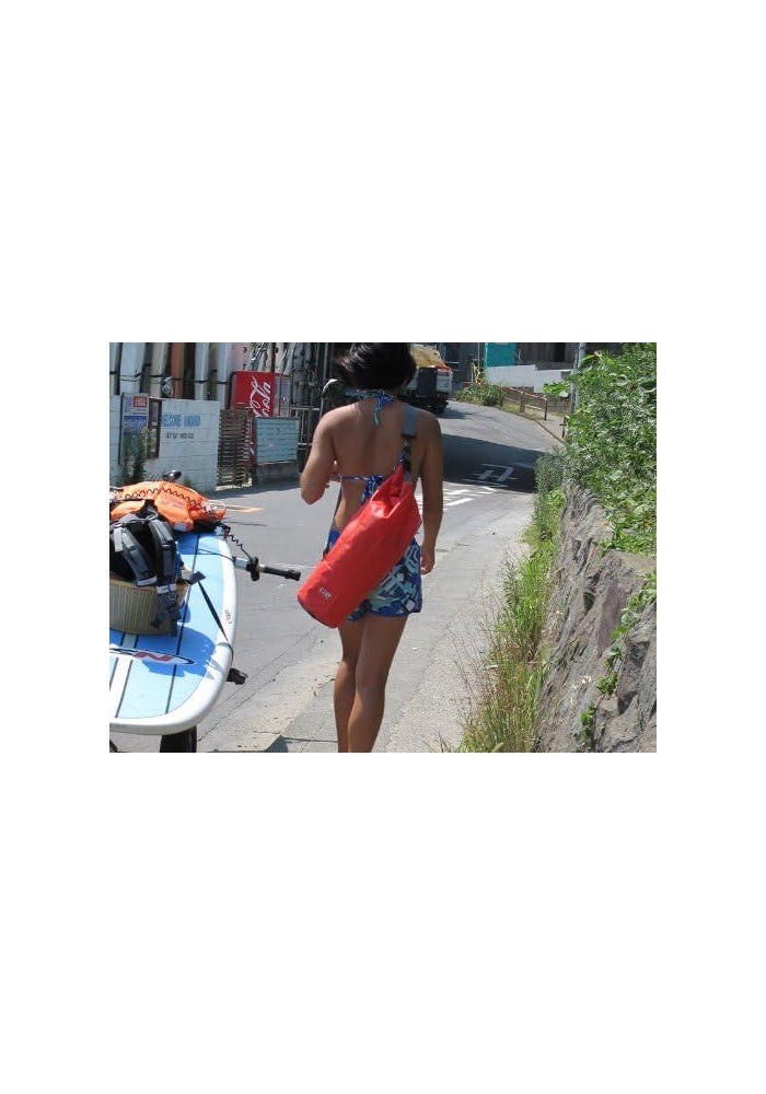 Overboard Waterproof Dry Tube Bag - 5 Liters, Red - Image 2