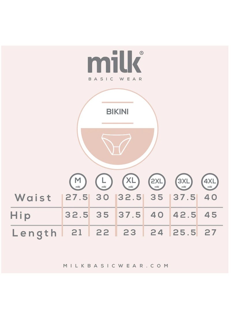 Milk - Essences® Women Bikini Underwear Bundle of 3 Printed Bikinis - Image 1