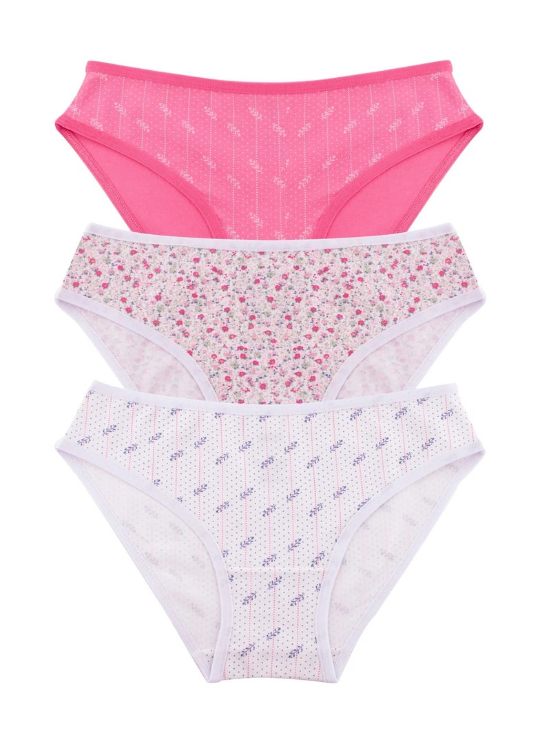 Milk - Essences® Women Bikini Underwear Bundle of 3 Printed Bikinis - Image 1