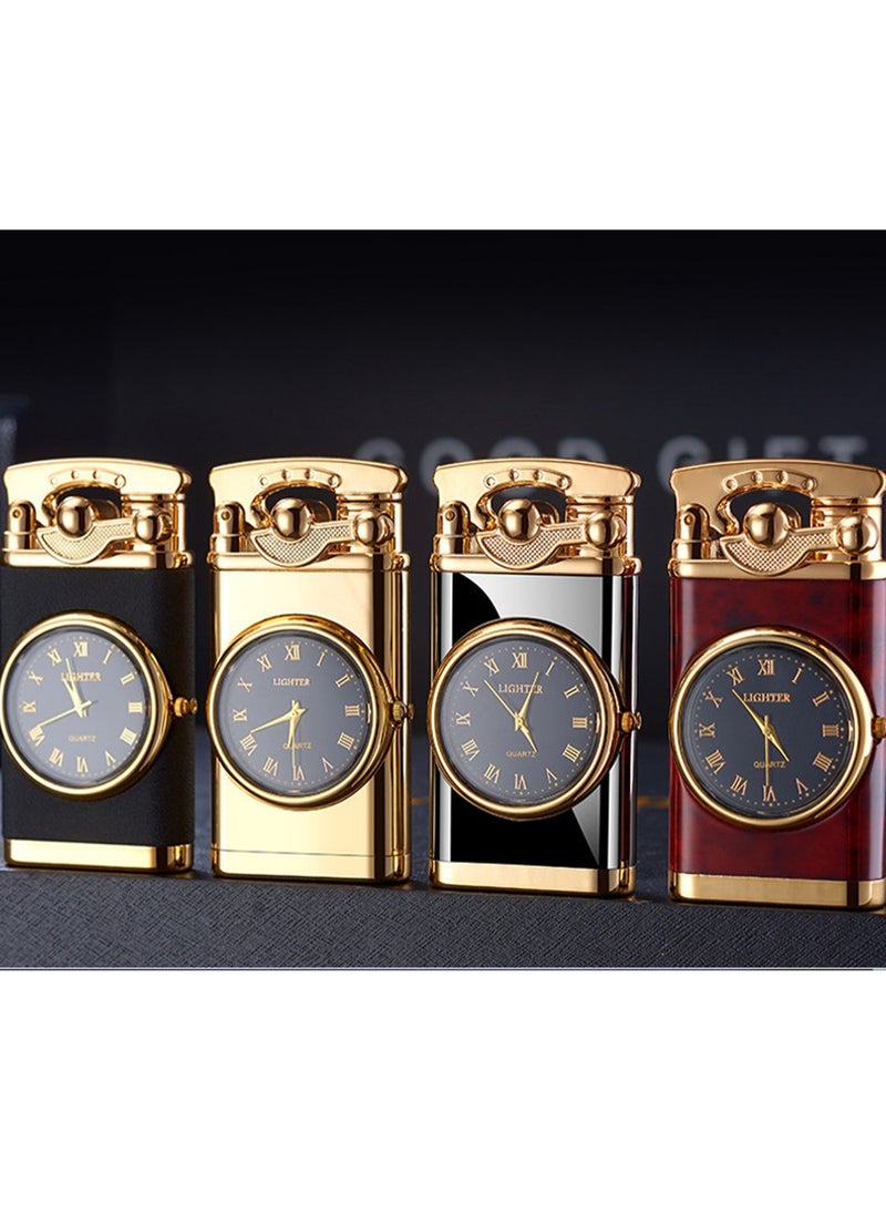 Generic - Fashionable And Creative Windproof Lighter With Clock For Men.Random Color (Without Gas) - Image 1