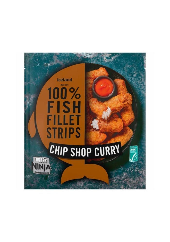 Fish Fillet Strips Chip Shop Curry - 400g